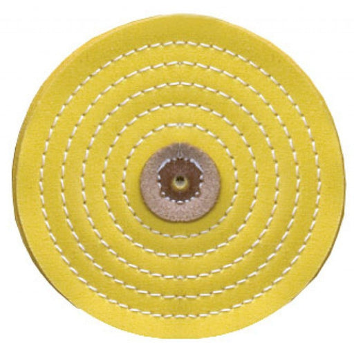 roda de polimento com tratamento amarelo